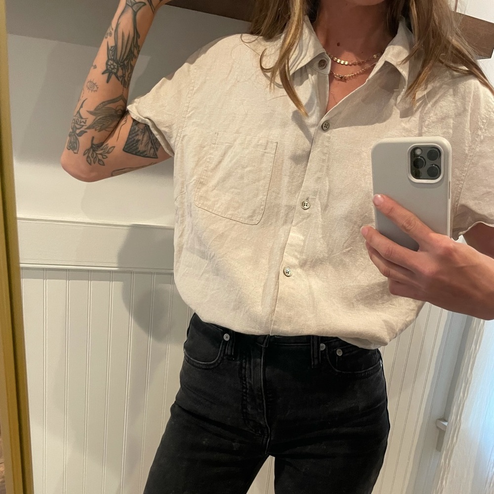 Casual Linen button down